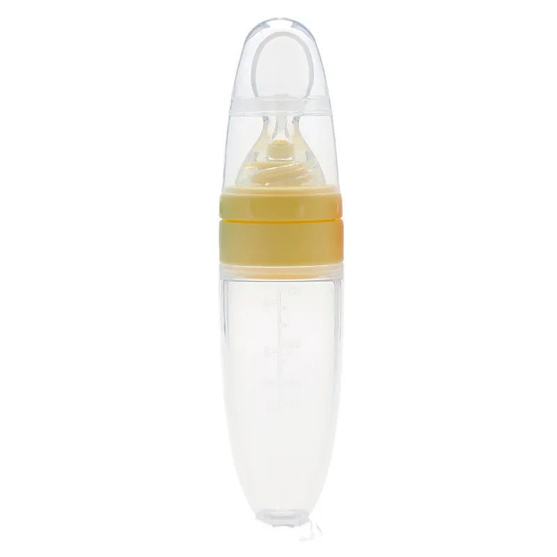 Silicone Feeding Bottle™ -  Snacks with spoon - Silicone feeding bottle