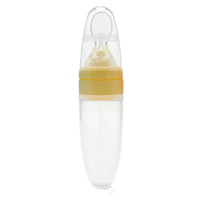 Thumbnail for Silicone Feeding Bottle™ -  Snacks with spoon - Silicone feeding bottle