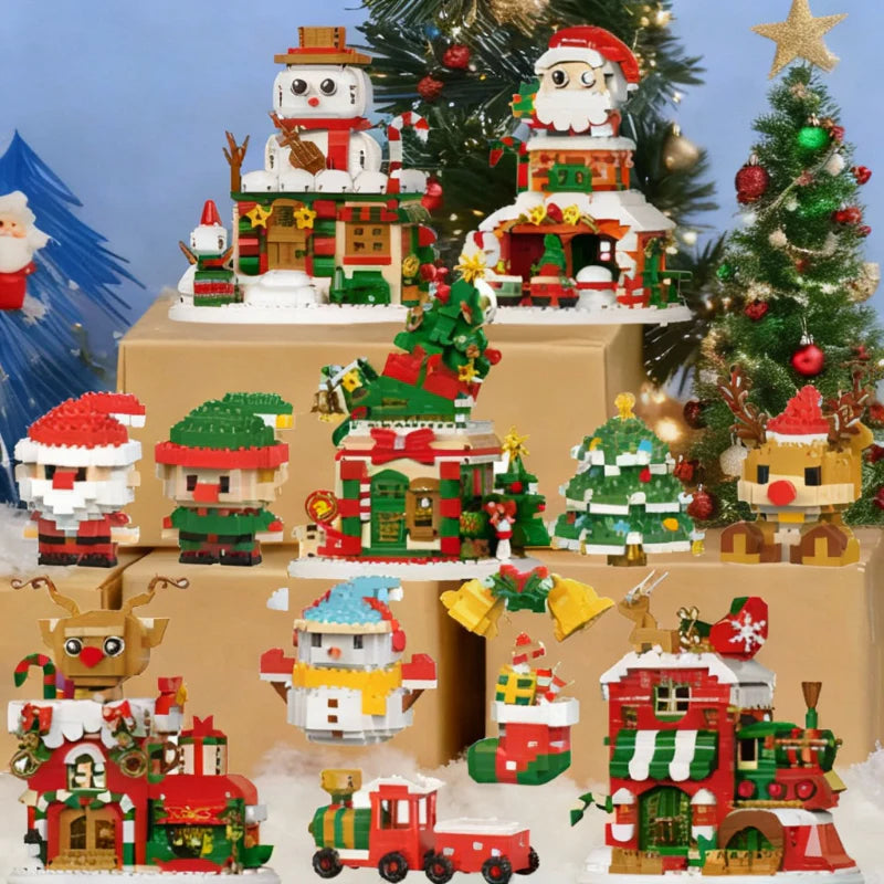 HolidayBlocks – Cheerful & Decorative – Christmas Mini Building Blocks