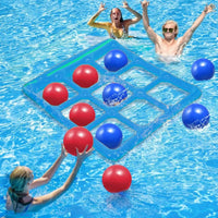 Thumbnail for Pool Tic Tac Toe – Colorful & Fun - Pool Four in a Row Play Set