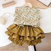 Mini Fashion™ - Summer Floral - Floral Print Top & Skirt