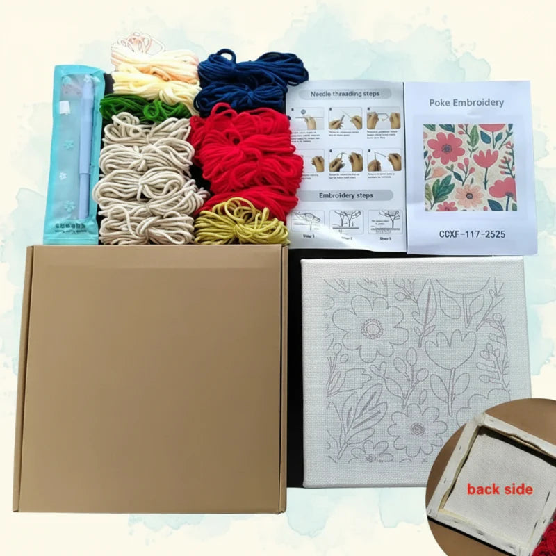ThreadArt – Handmade & Colorful – Animal Embroidery Kit