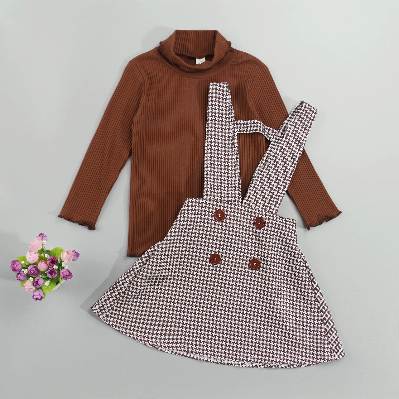 Mini Fashion™ - Cute and Stylish - Two-piece dress set