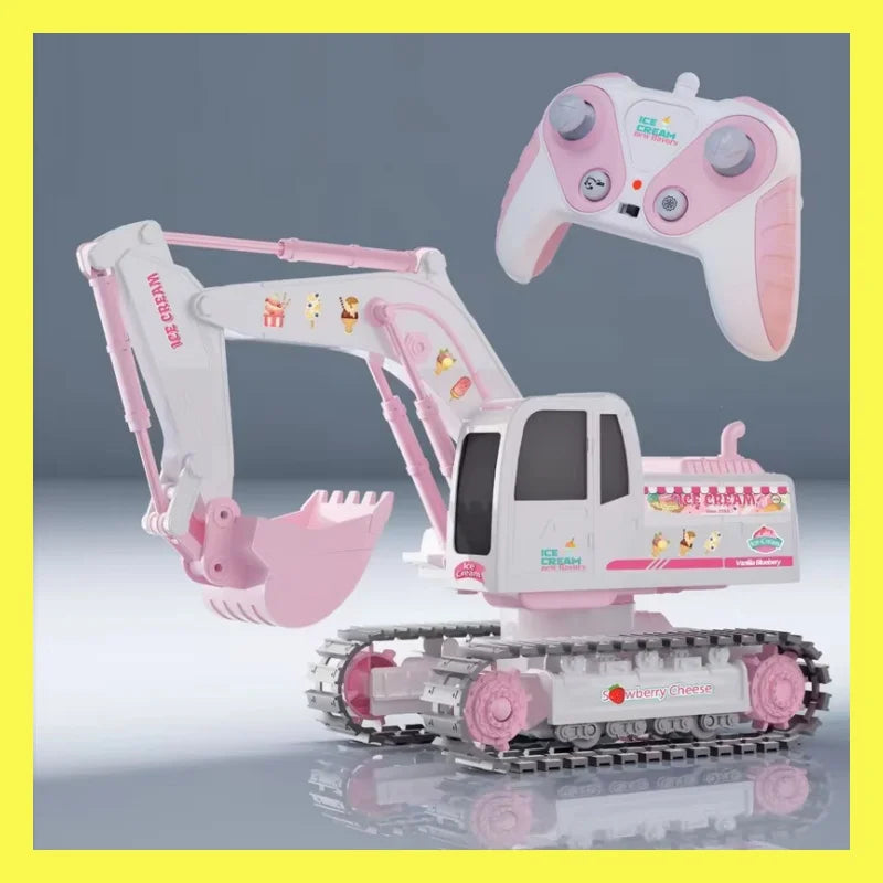 Pink Power Digger™ – Digging Party for Girls - RC Excavator