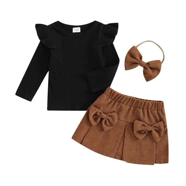 Mini Fashion™ - Top-skirt combination with hairband.