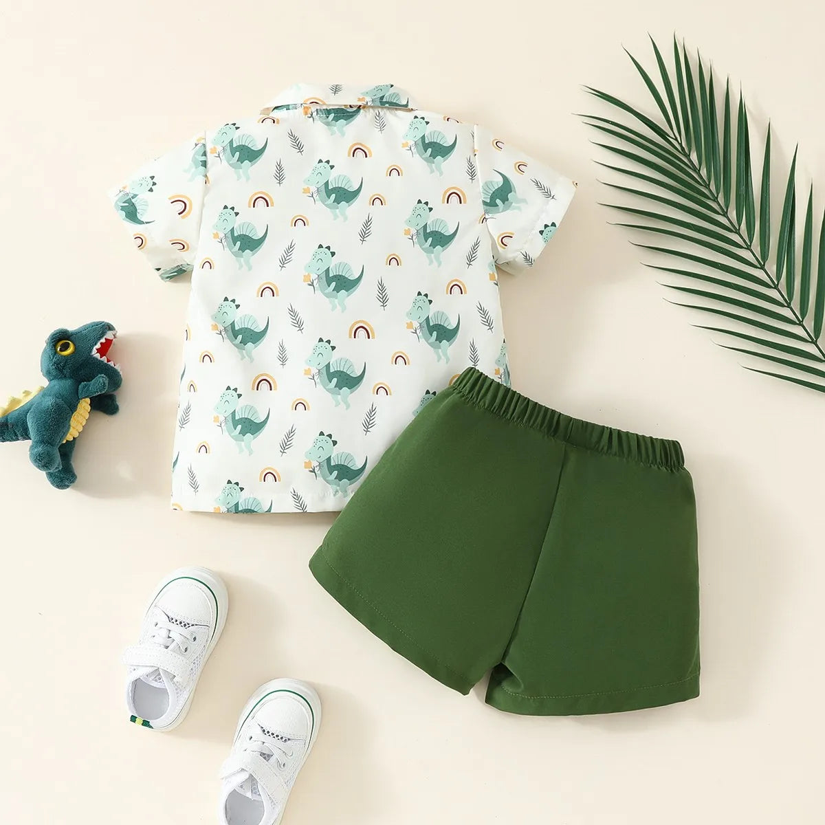 Mini Fashion™ - Dino Print - Summer Dress Set