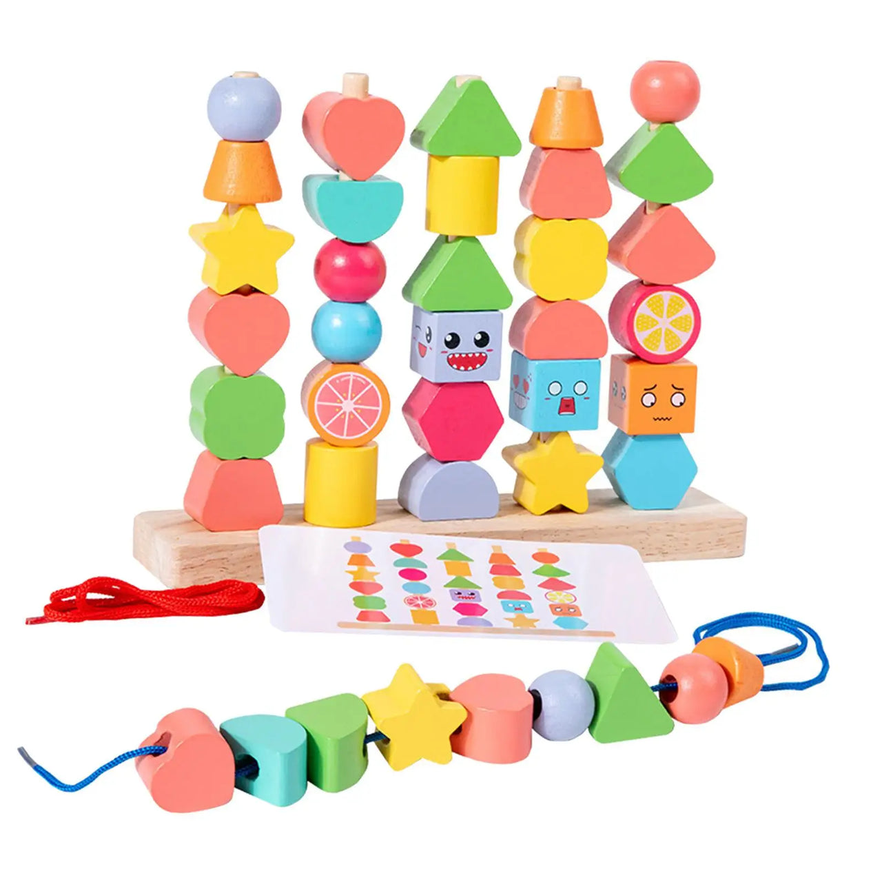 Woods™ - Creates spatial understanding - Wooden Learning Blocks