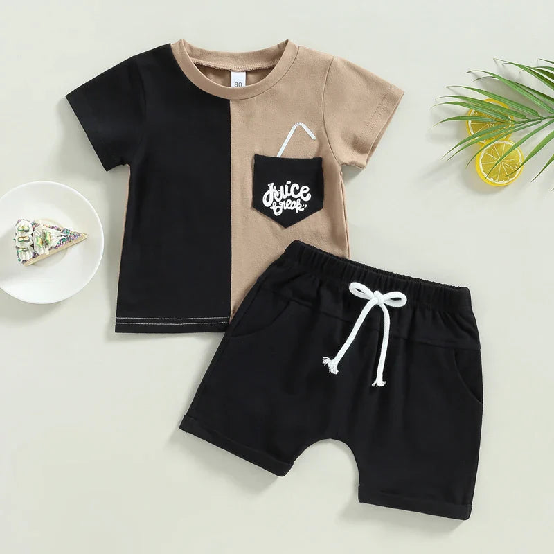 Mini Fashion™ - Fashionable Colors - Boys Summer Set