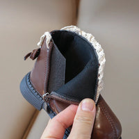 Thumbnail for Mini Fashion™ - Warm & Classic - Leather Booties