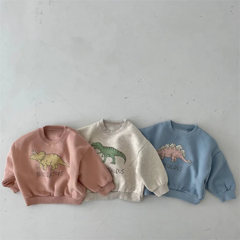 Mini Fashion™ - Cute Dinosaur Print - Dino Sweater