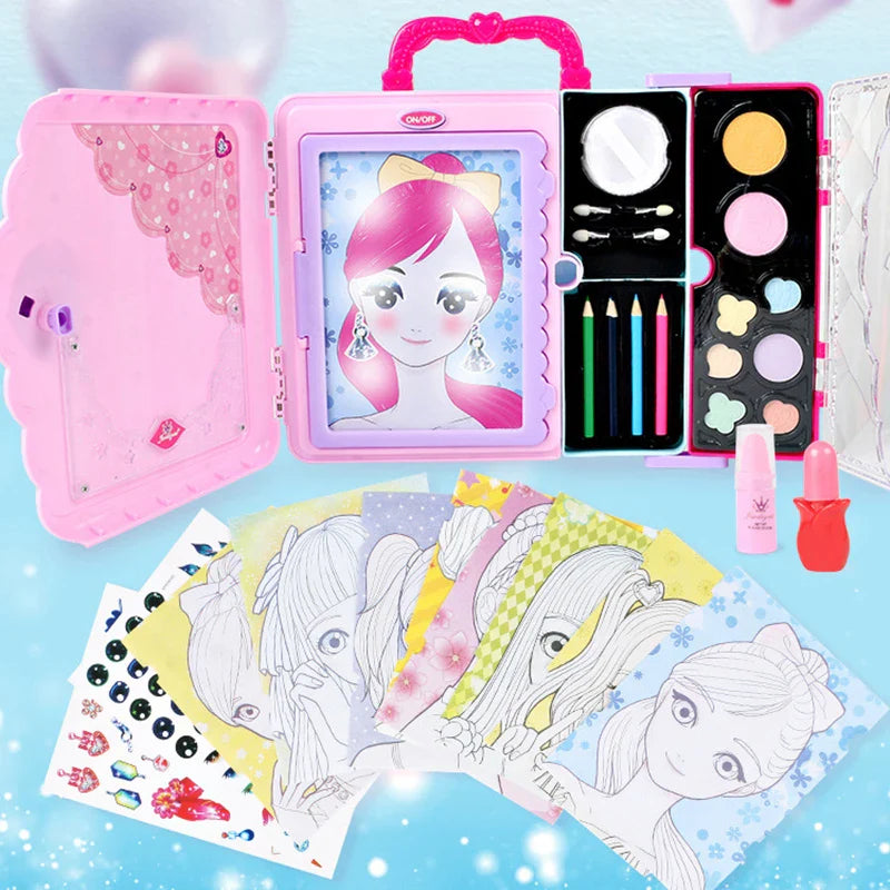 Glam Draw - Fantasy & Fun - Makeup Drawing Set
