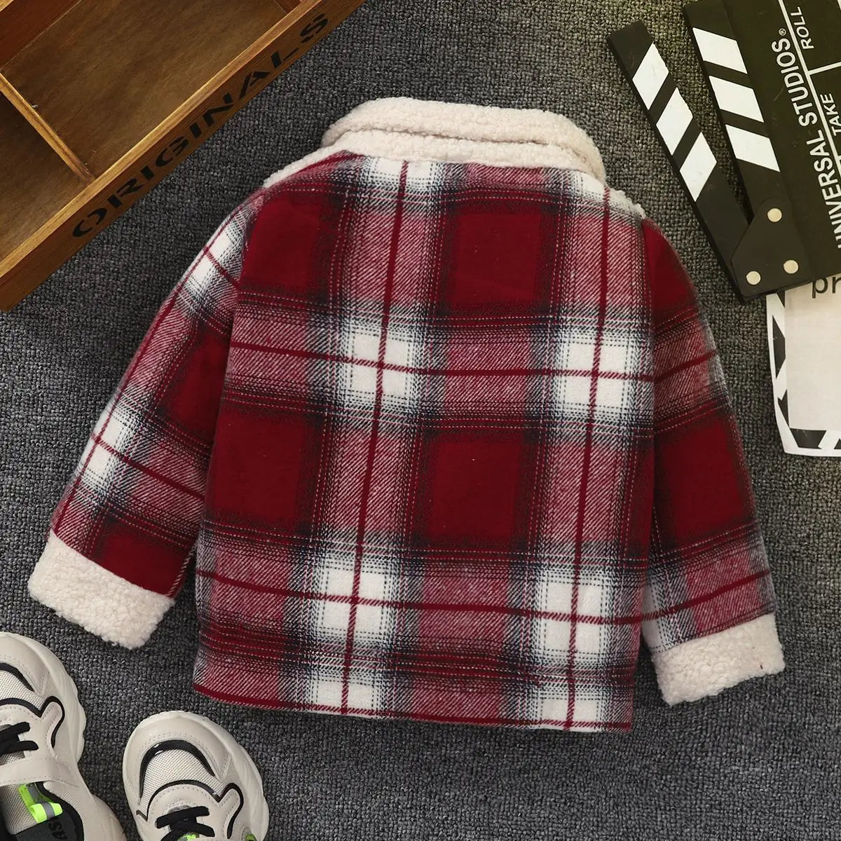 Mini Fashion™ - Warm & Stylish - Children's Jacket Checkered