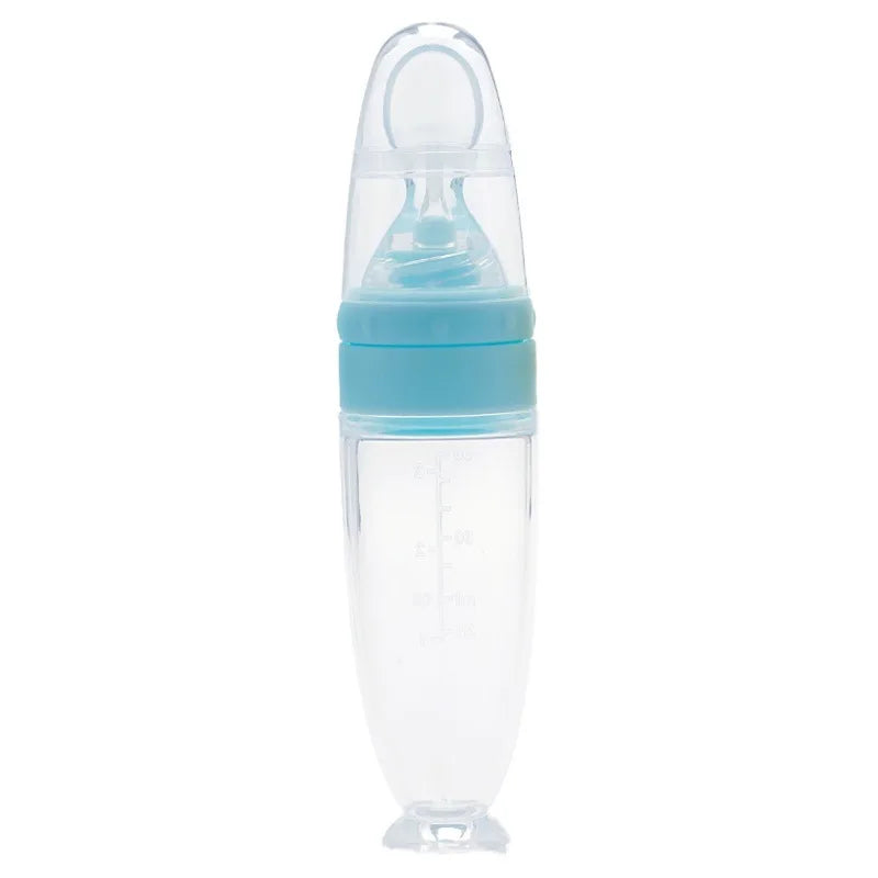 Silicone Feeding Bottle™ -  Snacks with spoon - Silicone feeding bottle