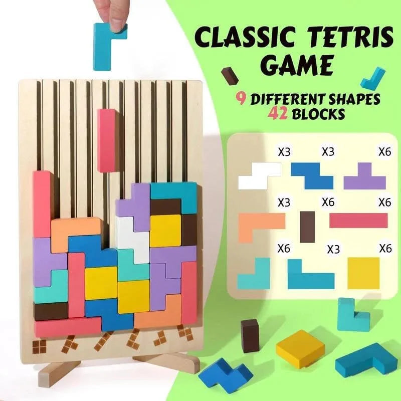 Puzzle Totem™ – Think & Build - Wooden Puzzle Game