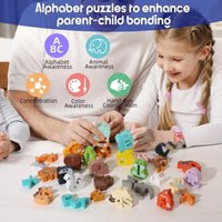 Thumbnail for ZooLetters – Playful & Educational – Animal Alphabet Puzzle for Children