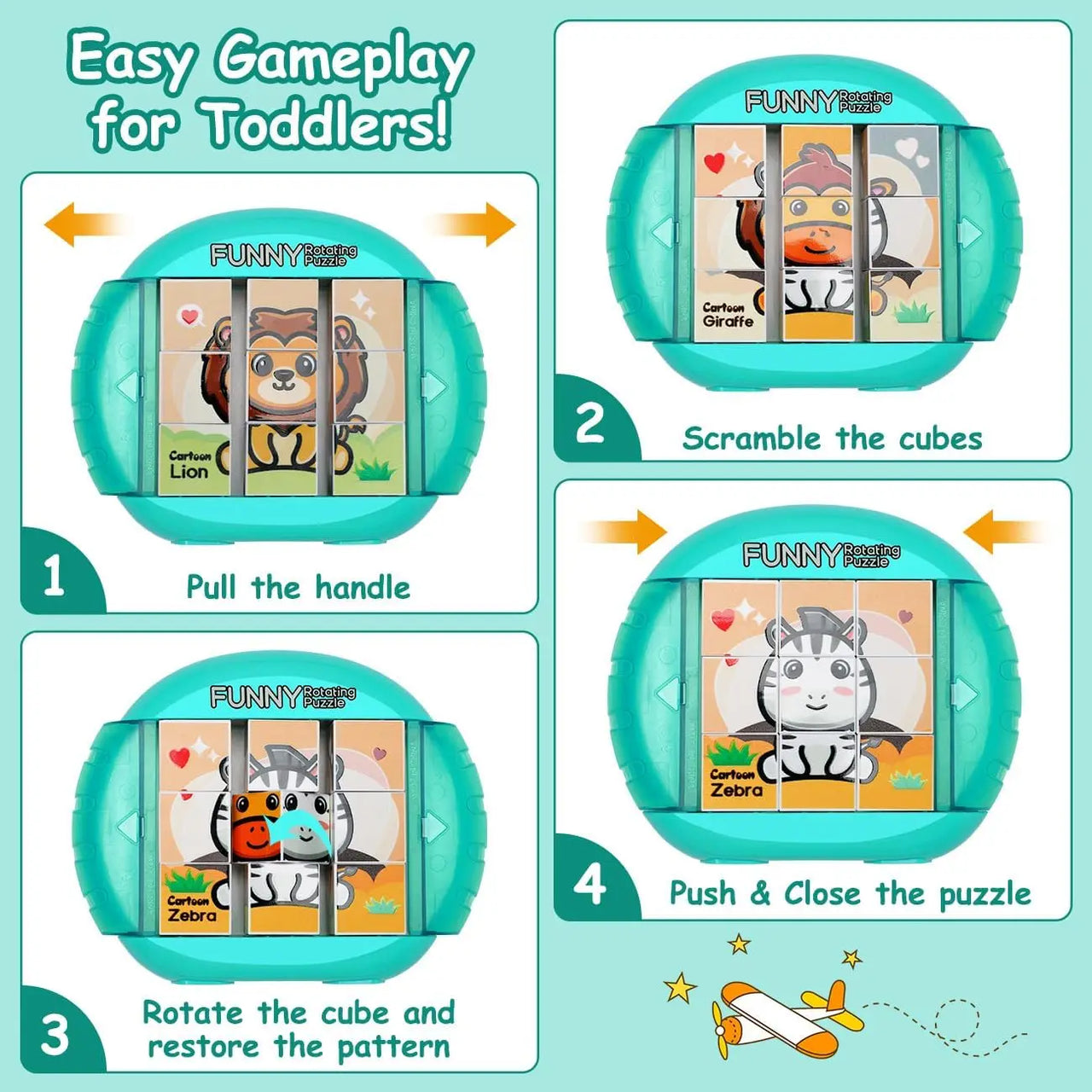 Twisty Puzzle™ - Endless Puzzle Fun - Rotary Puzzle