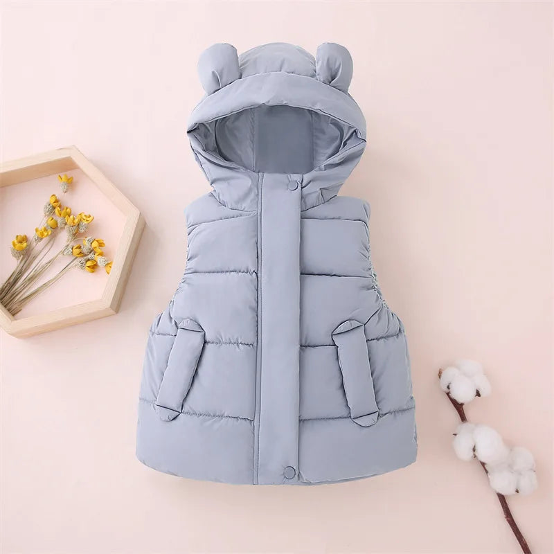 Mini Fashion™ - Warm & Trendy - Hooded Bodywarmer