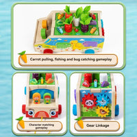 Thumbnail for Montessori Animal Matching Toy – Educational & Interactive – Puzzle Play Car