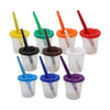 Anti-Spill Paint Cups™ - Fuss-free paint adventure - Kids paint cups with lid & brush