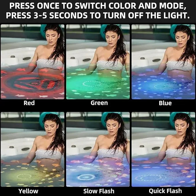 Aqua Party Light™ – Swim Party in Bath - Fish Light Projection