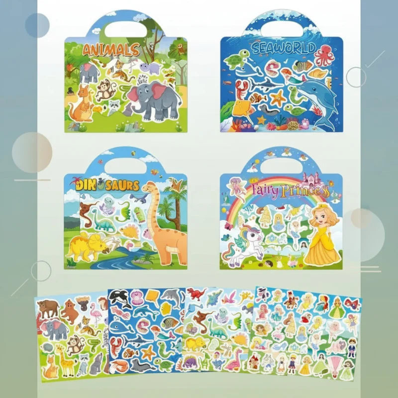 StickerFun – Colorful & Educational - Reusable Sticker Book