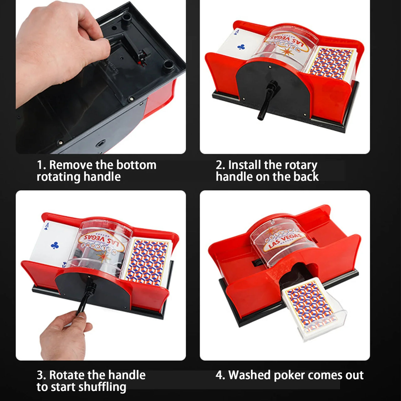 ShuffleMaster™ - Never shuffle cards yourself again - Card Shuffler