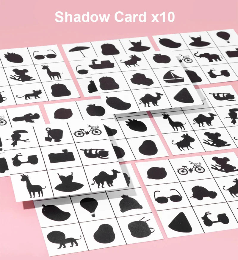Shape Match Puzzle™ – Find the Shadow - Wooden Sorting Puzzle