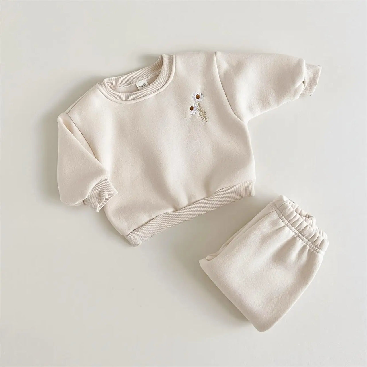 Mini Fashion™ - Warm & Comfortable - Tracksuit with Floral Embroidery