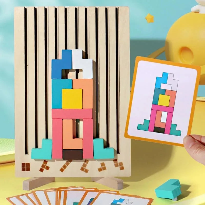 Puzzle Totem™ – Think & Build - Wooden Puzzle Game