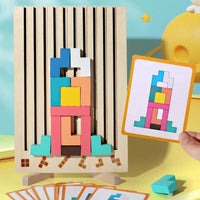 Thumbnail for Puzzle Totem™ – Think & Build - Wooden Puzzle Game