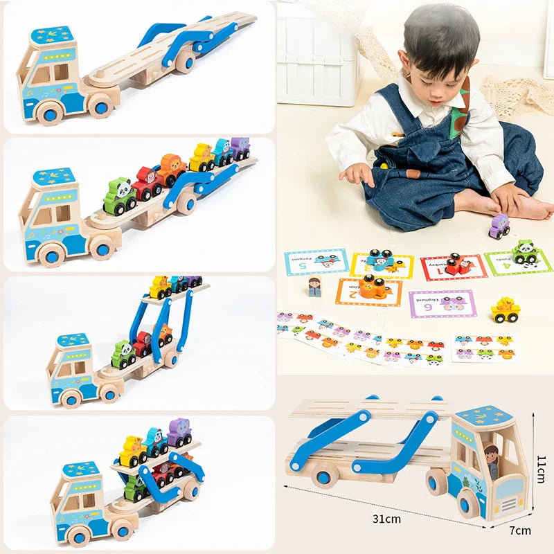 CargoMatch – Creative & Educational – Wooden truck