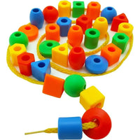 Thumbnail for Rainbow Lacing Beads™ – Playful Stringing - Rainbow beads with lace
