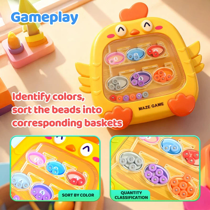 Color Number Maze – Great for on the go – Magnetic Maze