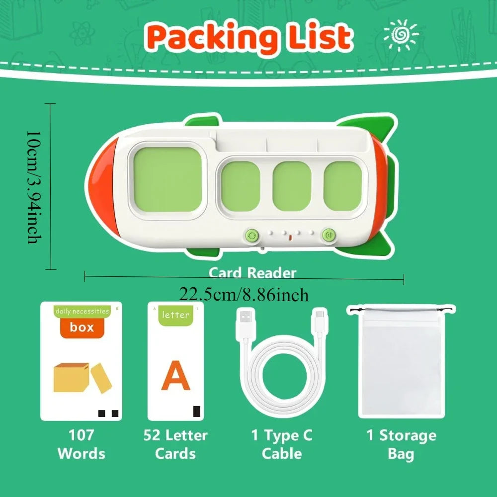 SmartKids – Learn English words – Educational card machine