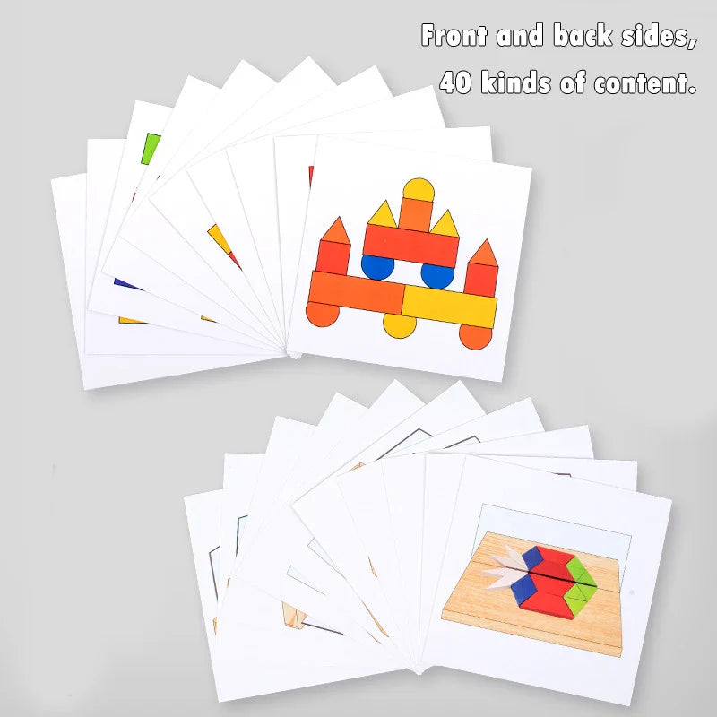 Reflection Play™ – Mirroring & Learning - Puzzle blocks with mirror