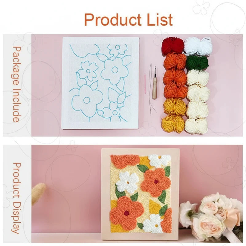 BloomCraft – Creative & Handmade – Embroidery Starter Kit