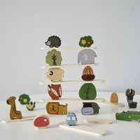 Thumbnail for Animal Stackers™ - Smart Stacking - Wood Animals Stacking Toys