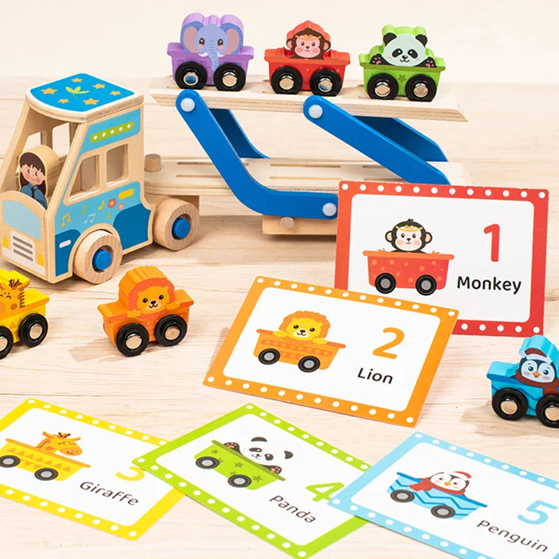 CargoMatch – Creative & Educational – Wooden truck