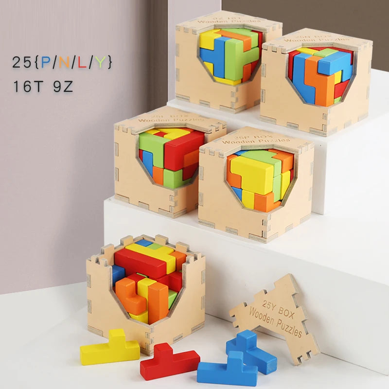 Woods™ - Train is brein - 3D Tetris Puzzle