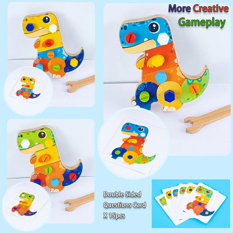 Dino Screwdriver Board™ - Turn & Explore - Sensory Toys