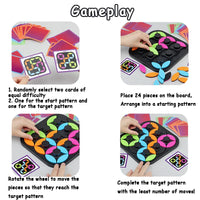Thumbnail for Rotating Logic™ - Challenging Puzzle - Tangram Board Game