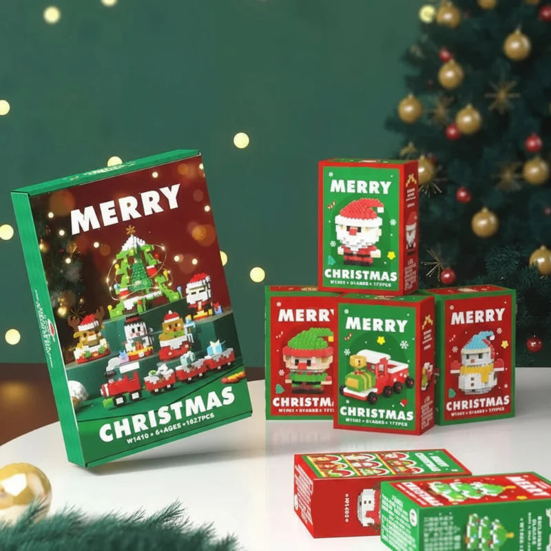 HolidayBlocks – Cheerful & Decorative – Christmas Mini Building Blocks