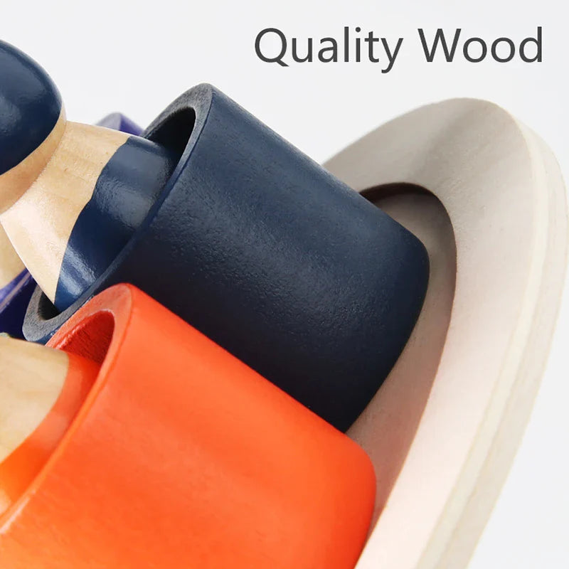 Rainbow Puzzle™ – Colorful & Creative - Wooden Sorting Toys