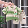 Mini Fashion™ - Stripes Suit - Cotton Dress Set