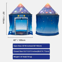 Thumbnail for Rocket Ship Tent™ – Space Adventure Pop-up - Children's tent