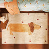 Little Haven™ - Soft & Comfortable - Carpet With Dachshund Print