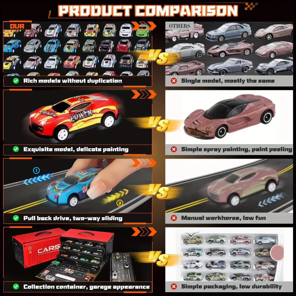 Speed Wheels™ - Super Fast & Tough - 48 Racing Cars