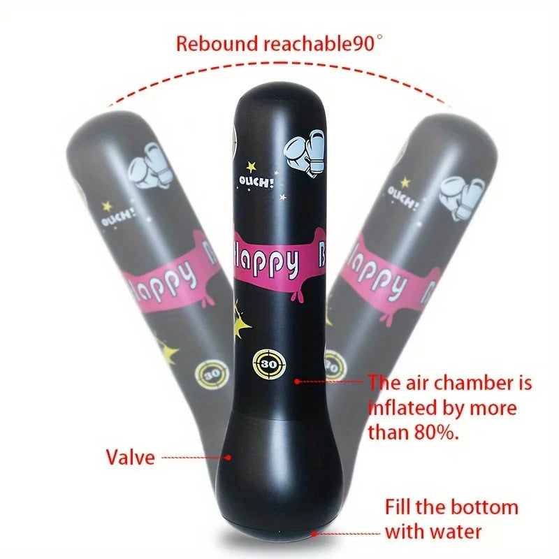 BopBag – Fun & Active – Inflatable Punching Bag with Gloves