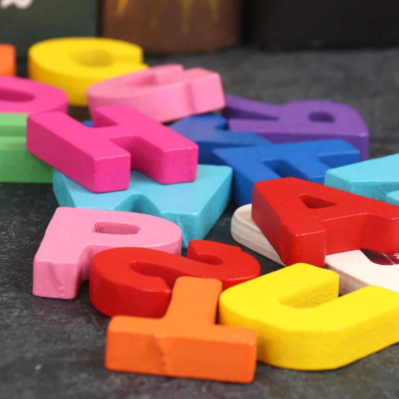 AlphaBlocks – Wooden & Educational – 3D letter puzzle