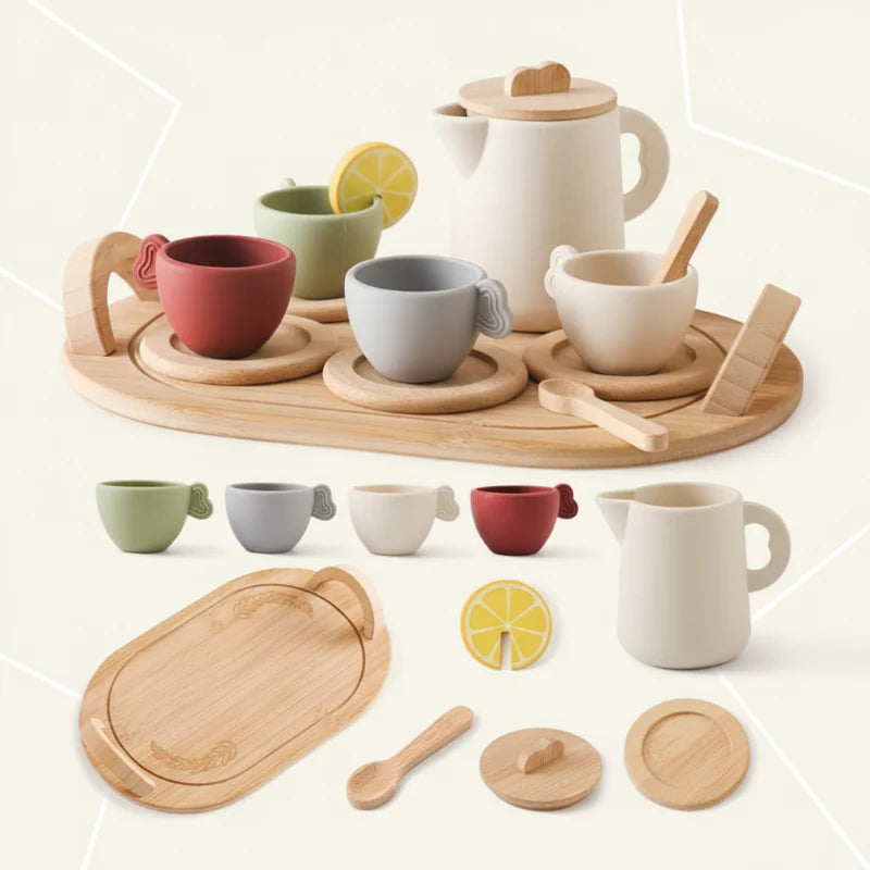 Woods – Fun & Interactive – Wooden Tea Set for Children